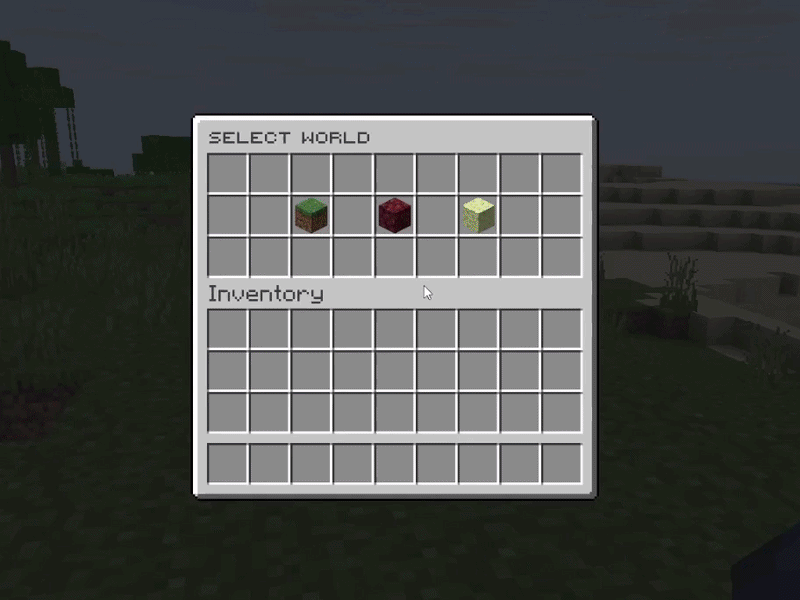 Browsing spawners across multiple worlds