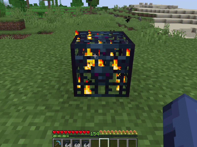 Stacking multiple spawners into a single block